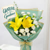 Gift Yellow Lily Bouquet for Teacher's Day