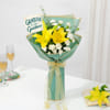 Yellow Lily Bouquet for Teacher's Day