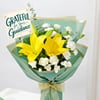 Gift Yellow Lily Bouquet for Teacher's Day
