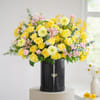 Gift Yellow Mix Flower Arrangement for Father's Day