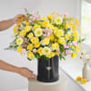 Buy Yellow Mix Flower Arrangement for Father's Day