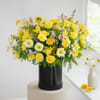Shop Yellow Mix Flower Arrangement for Father's Day