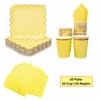 Buy Yellow Party Tableware Set- 40 pcs