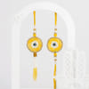 Yellow Radiance Evil Eye Bhaiya Bhabhi Rakhi