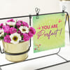 Gift You Are Perfect Swinging Metal Planter