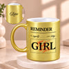 You Got This Girl Personalized Gold Mug