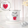 You Melt My Heart Personalized Enamel Mug Online