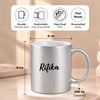 Gift You're Mine Personalized Silver Karwa Chauth Mug