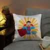 Gift You're My Hero Bro LED Satin Cushion