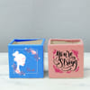 Gift You're Strong Personalized Planter - set of 2