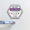 Gift Zodiac Themed Personalized Fridge Magnet - Taurus - Set Of 3