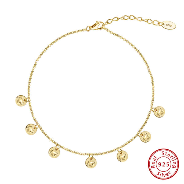 14K Gold-Plated Sterling Silver Anklet