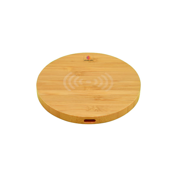 15W Bamboo Wireless Charging Pad