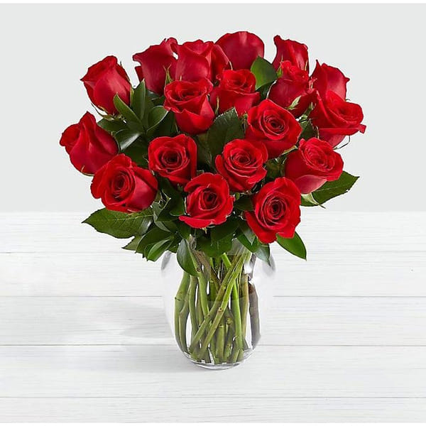 18 Red Roses Bouquet