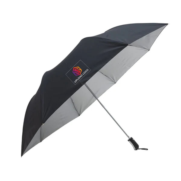 2-Fold Full-Size Black Umbrella