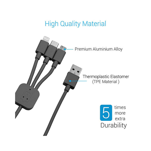 3-in-1 Multi charging Cable