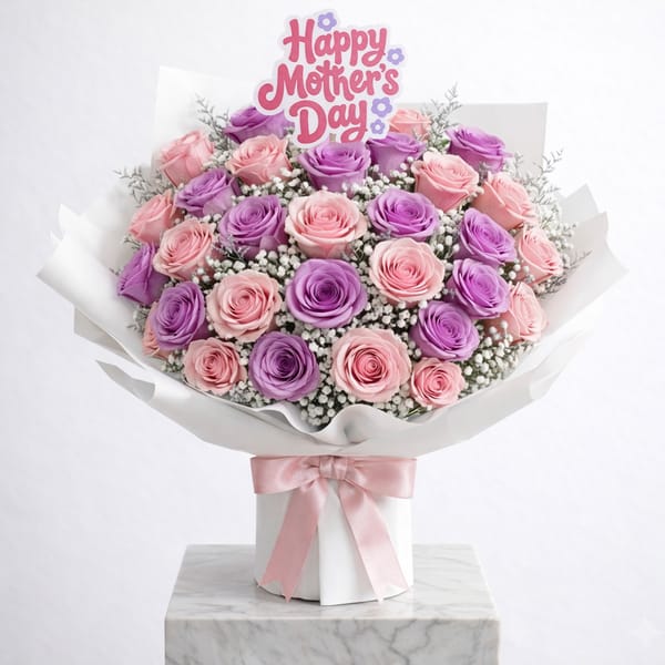 30 Elegant Rose Bouquet For Mother's Day