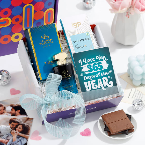 365 Days Of Love Anniversary Hamper For Him