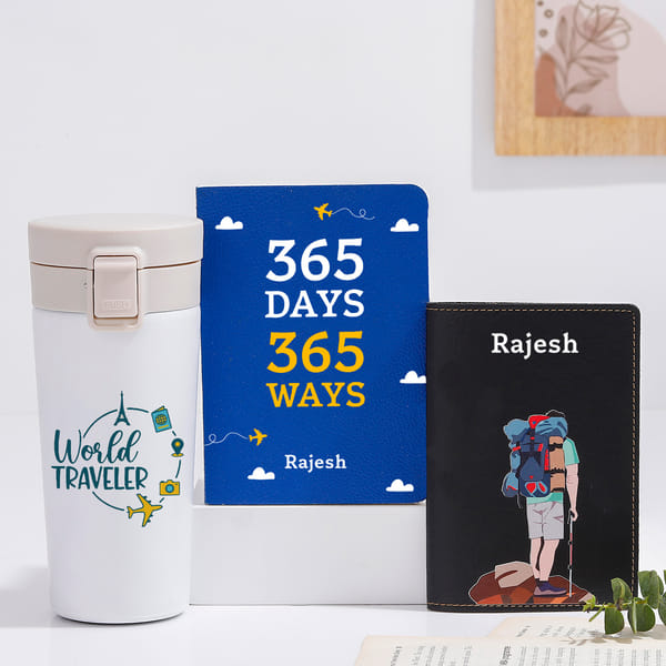 365 Ways Personalized Traveller Gift Hamper