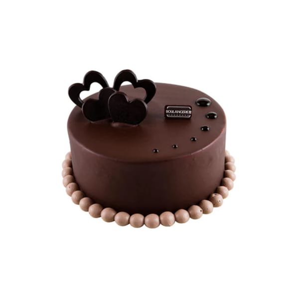 6-Inch Rich Dark Chocolate Chiffon Cake