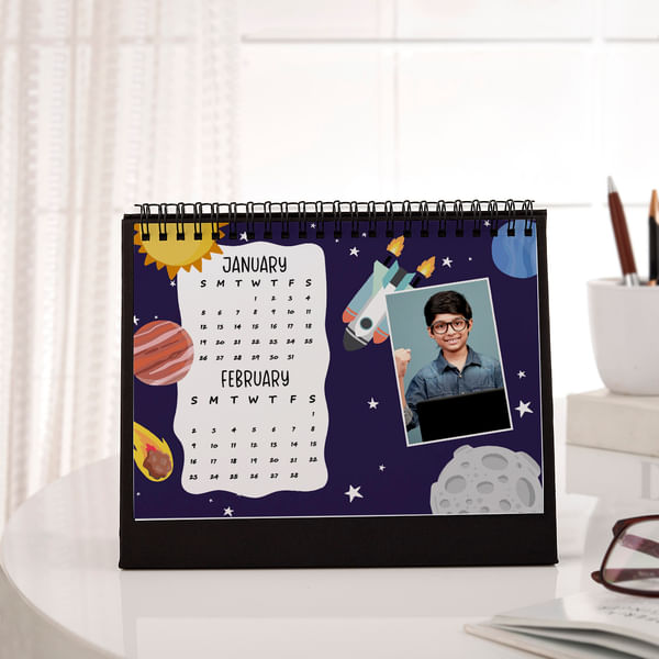 A Year Full Of Possibilities - Personalized 2025 Desk Calendar
