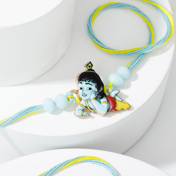 Adorable Krishna Rakhi For Kids