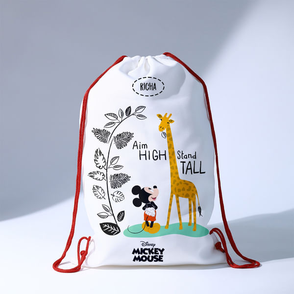 Aim High - Drawstring Bag - Personalized