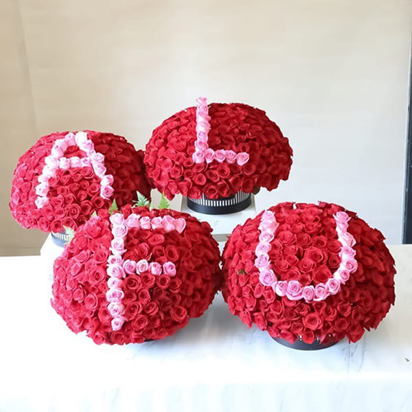 Alphabet S Flower Basket