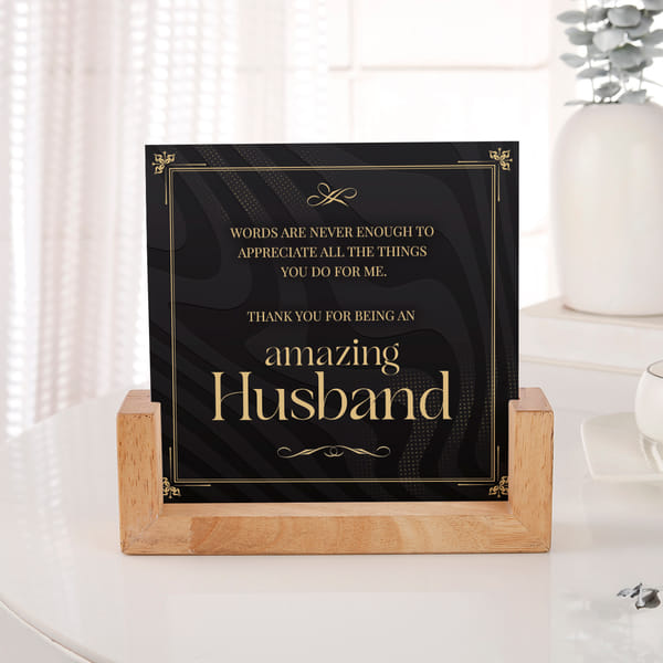 Amazing Husband Appreciation Frame
