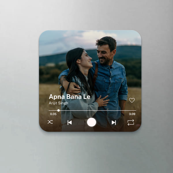 Apna Bana Le Personalized Musical Fridge Magnet