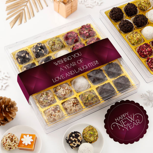 Assorted Dry Fruits Laddoo - 24 Pcs