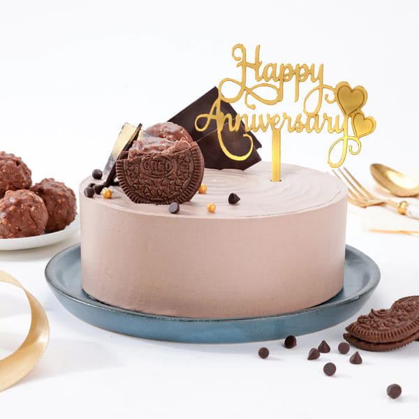Authentic Choco Cream Anniversary Cake