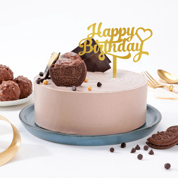 Authentic Choco Cream Birthday Cake