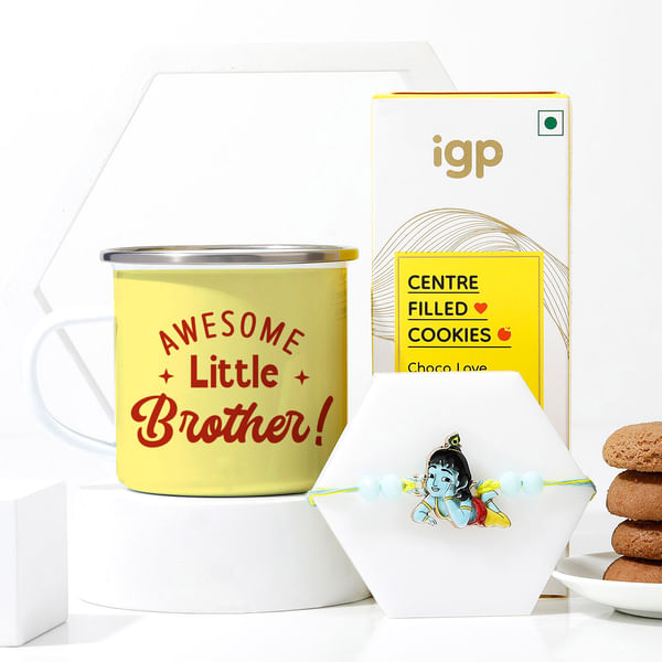 Awesome Little Brother Rakhi Hamper