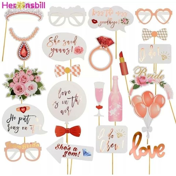 Bachelorette Party Stick Props - Set Of 22