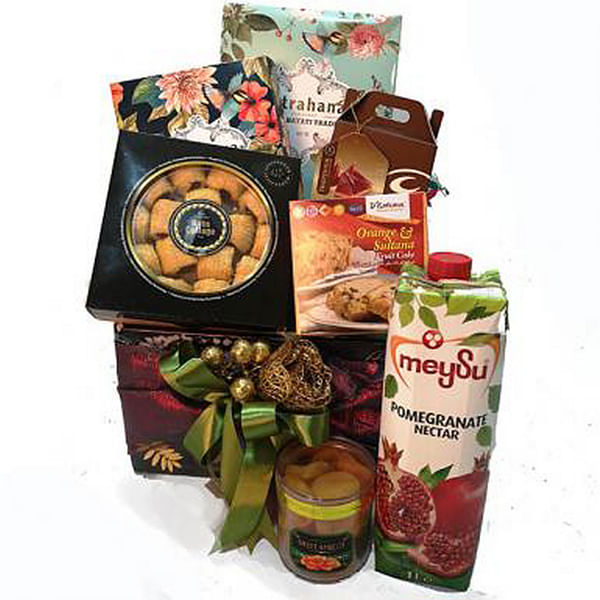BAHMAN HALAL HAMPER - PROMEGRANATE JUICE, COOKIES