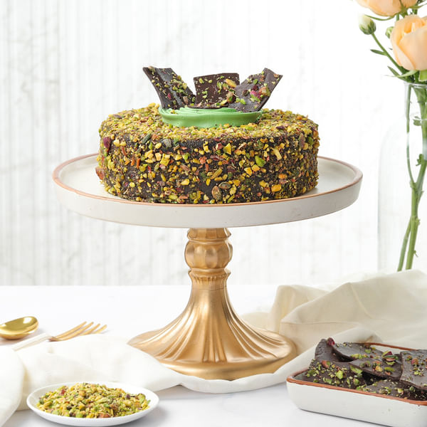 Baked Pista Cheesecake (500 gm)
