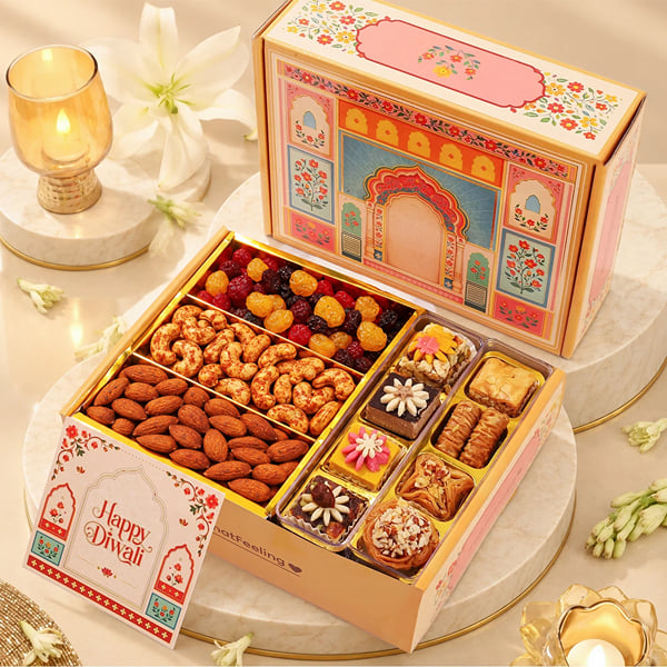 Baklava & Nuts Gift Box For Diwali