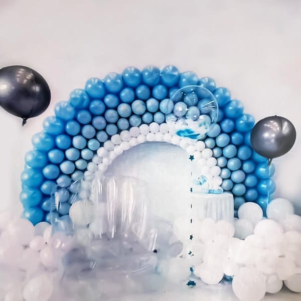 Balloons - Shades Of Blue - Set Of 119