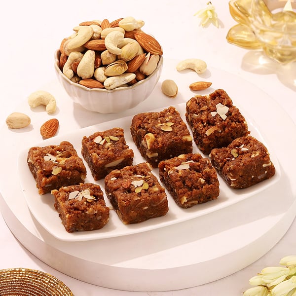 Barfi and Dry Fruits Diwali Hamper