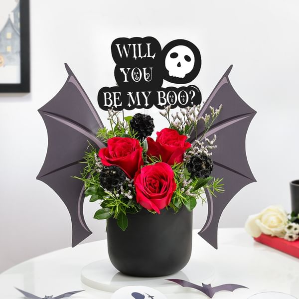 Be My Boo Halloween Arrangement