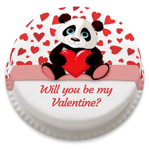 Be My Valentine Chocolate Chip Cake