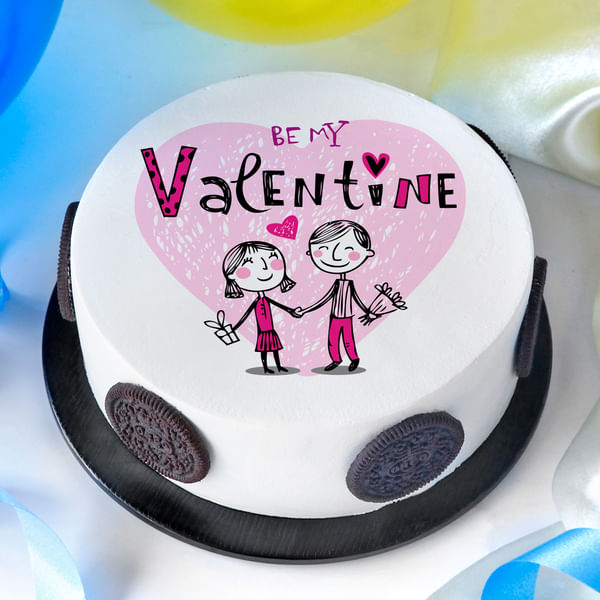 Be My Valentine Oreo Poster Cake