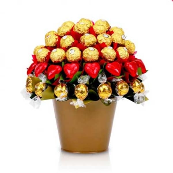 Belgian Hearts and Lindt Bouquet