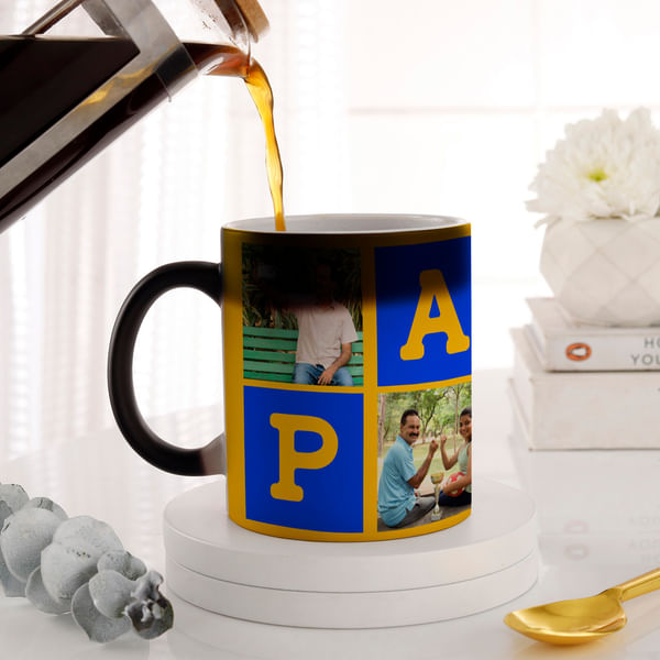 Beloved Papa - Personalized Father's Day Magic Mug