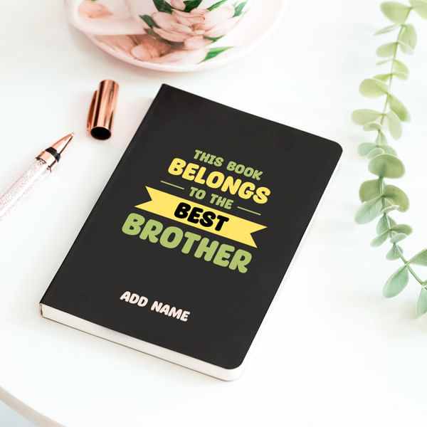 Best Brother Personalized Notebook