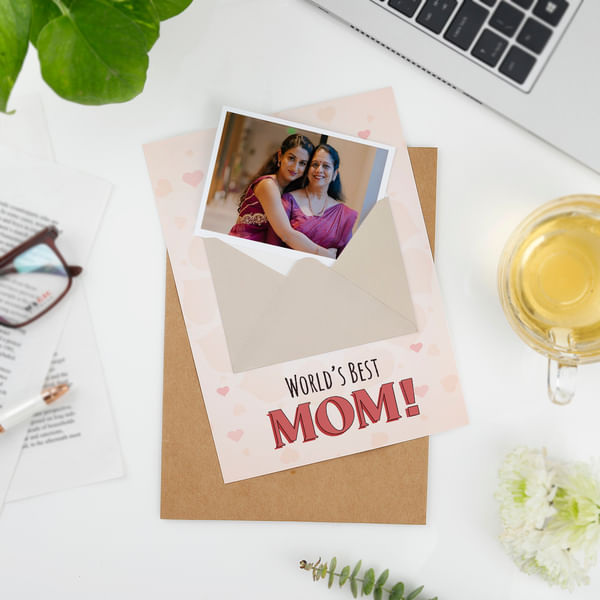 Best Mom Personalized Mother's Day Envelope Card