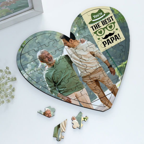 Best Papa Personalized Puzzle