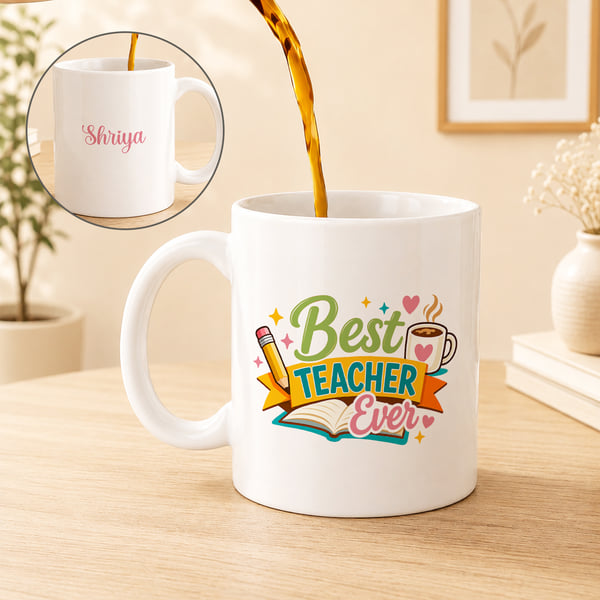 Best Teacher Ever Personalized Mug