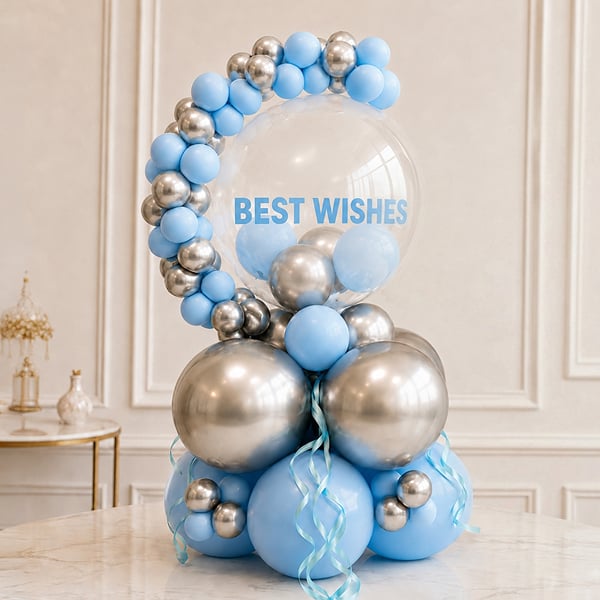 Best Wishes Balloon Bouquet